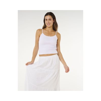 6. Spódnica damska RIP CURL Oasis Broderie Maxi Skirt biała