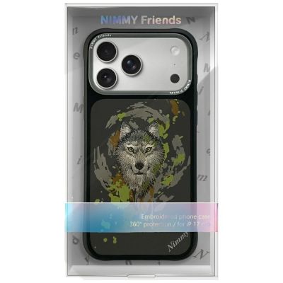 7. Etui Nimmy Wilk MagSafe na iPhone 17 Pro Max - ciemnoszare