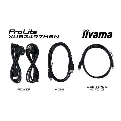 10. Monitor LCD 23,8" iiyama ProLite XUB2497HSN-W2 60,5cm 1920x1080px Full HD LED Biały