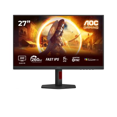17. Monitor LCD 27" AOC G4 Q27G4ZR 68,6cm 2560x1440px Quad HD LED Czarno-Czerwony