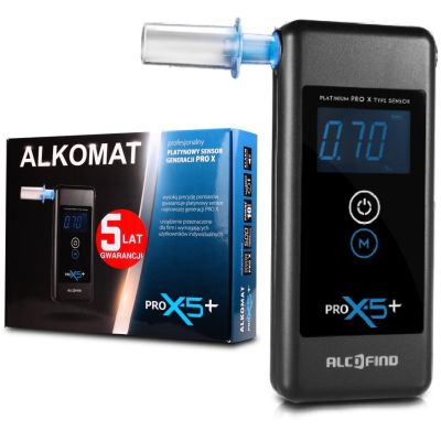Alkomat Alcofind Pro x-5+ 5 lat gwarancji, 24mc serwisu