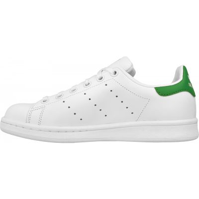 Dziecięce buty lifestyle inspirowane obuwiem tenisowym Stan Smith, kolor biały, skóra naturalna i syntetyczna