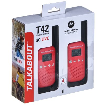 8. Radiotelefon wielofunkcyjny Motorola T42 RED 5031753007492