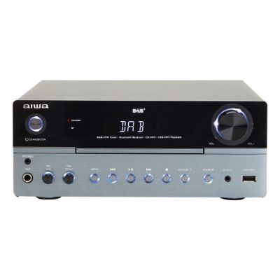 9. AIWA wieża MSBTU-700DAB 2x25W czarna