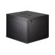 2. Szafa sieciowa wisząca DYNAmic 19" 9U rack 600x600, drzwi szyba, czarny, niedzielona, złożona, 60kg