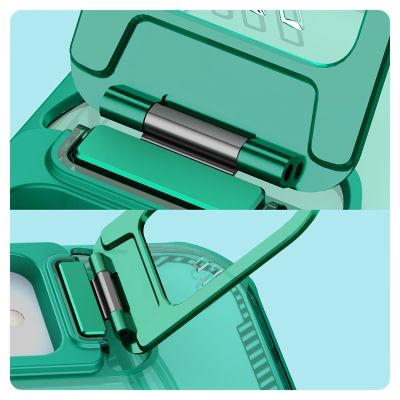 11. Etui Nillkin Iceblade Prop Magnetic z podstawką na iPhone 16e / 17e - zielone