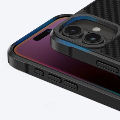 7. Etui pancerne AMAZINGTHING Titan Max Case z włóknami aramidowymi 1500D do iPhone 16 - czarne