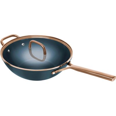 ZWILLING MILANO Wok z pokrywką 30 cm niebieski