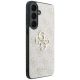 4. Etui Guess Leather 4G Metal Logo na Samsung Galaxy S26 FE - różowe