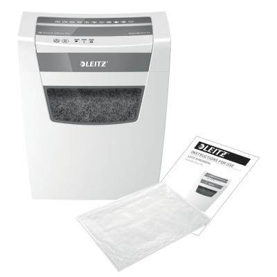 7. Leitz Niszczarka IQ Home Office P4, 10 kartek, 23 l kosz