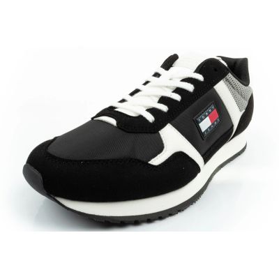 3. Tommy Hilfiger buty męskie sportowe Tjm Runner Casual czarne sneakersy