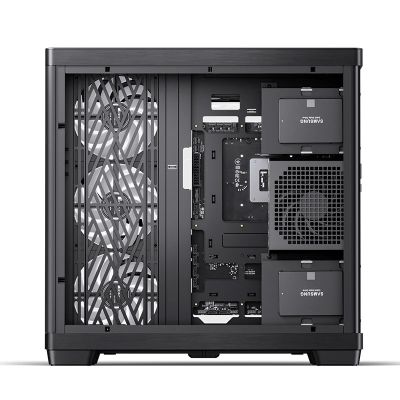 17. Jonsbo TK-4 Gehäuse, Midi-Tower, ATX, Tempered Glass - schwarz