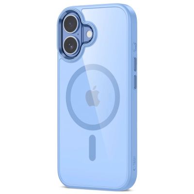 2. Etui Tech-Protect MagMat MagSafe na iPhone 17 - przezroczysto-niebieskie