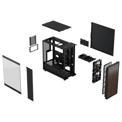 12. Fractal Design North Czarny