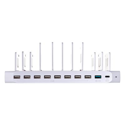 6. UNITEK STACJA ŁADUJĄCA 10X USB, 160W, Y-2190