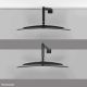 16. Neomounts DS70PLUS-450BL1 uchwyt / stojak do monitorów 124,5 cm (49") Biurko Czarny