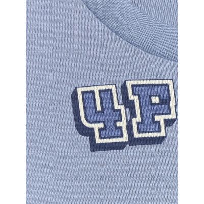 7. T-shirt regular z nadrukiem chłopięcy 4F 4FJRSS26TTSHM3466-32A