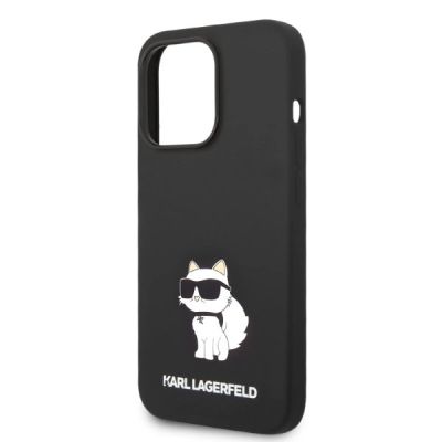 6. Etui Karl Lagerfeld Silicone Choupette na iPhone 14 Pro Max - czarne