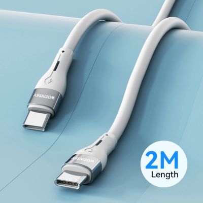 7. Kabel Wozinsky WSTCC2 USB-C / USB-C PD 65W 2 m -biały