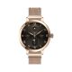 10. Smartwatch Damski VELTORI VT340-1 Złota Bransoleta + Różowy Pasek Silikonowy