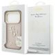 8. Etui Guess Grained Big 4G & Stand Camera na iPhone 17 Pro - różowe