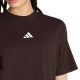 5. Koszulka damska adidas Essentials 3-Stripes Boyfriend ciemnobrązowa KX0794
