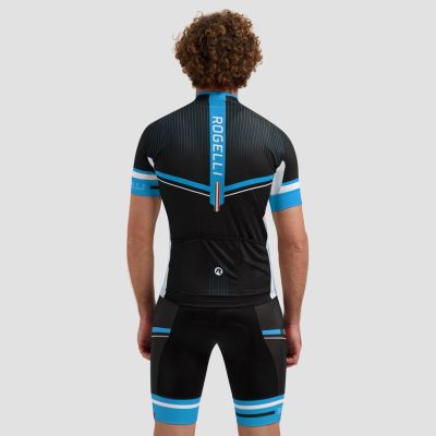 4. Rogelli koszulka Gara Mostro II czarno-niebie 4XL