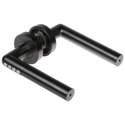 ORNO Klamka szyfrowa IP20 czarna PIN i Bluetooth