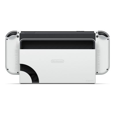 29. Nintendo Switch OLED przenośna konsola do gier 17,8 cm (7") 64 GB Ekran dotykowy Wi-Fi Czarny, Biały