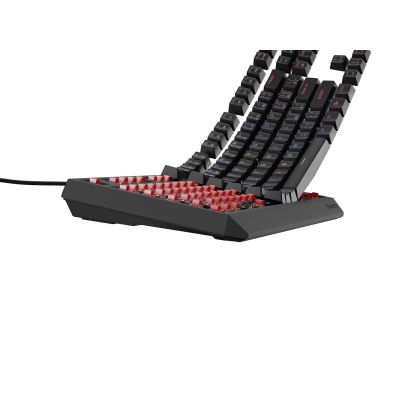 18. KLAWIATURA DLA GRACZY GENESIS THOR 230 TKL CZ/SK RGB MECHANICZNA OUTEMU RED CZARNA HOT SWAP