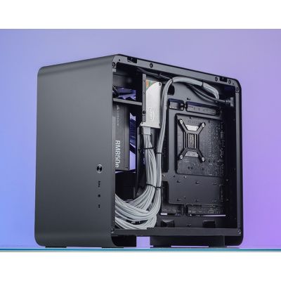 10. Jonsbo U4 Mini Mesh Micro-ATX Case - Czarny