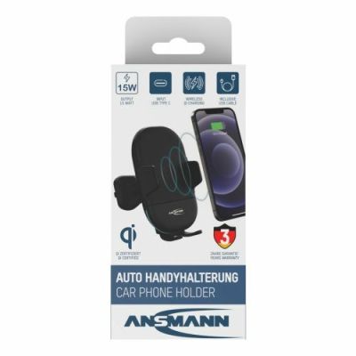 18. Ansmann 1000-0033 uchwyt Uchwyt aktywny Telefon komórkowy/Smartfon Czarny