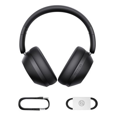 6. Słuchawki bezprzewodowe Baseus Bass 30 Max nauszne Bluetooth 5.3 - czarne