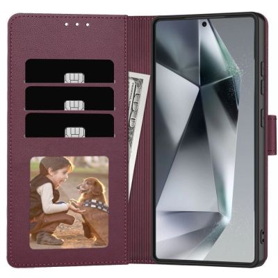 2. Etui Tech-Protect Wallet na Samsung Galaxy A27 5G - bordowe