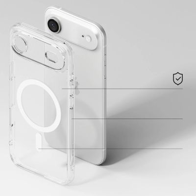 4. Etui Ringke Fusion Magnetic MagSafe na iPhone 17 Air - przezroczyste