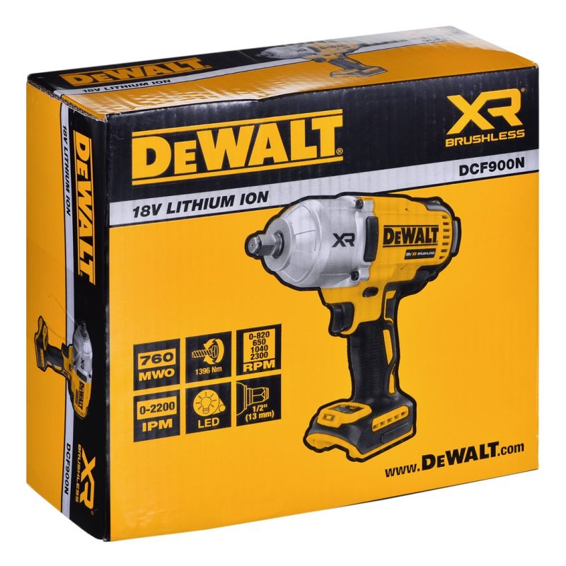 8. Klucz udarowy bez aku.i ład.18V DCF900N DEWALT