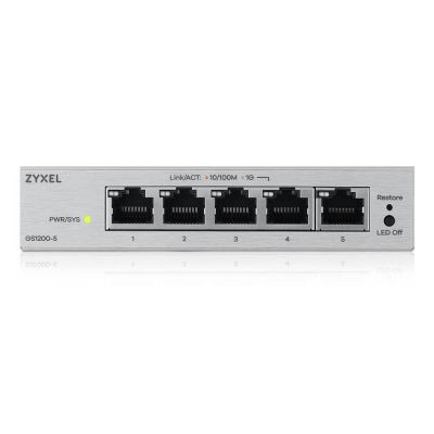 3. Switch Zyxel GS1200-5V3 5p Managed Gigabit
