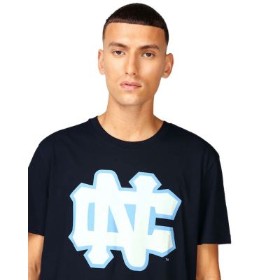 6. Koszulka Mitchell & Ness NCAA University Of North Carolina Large Logo Tee M BMTRINTL1272-UNCNAVY