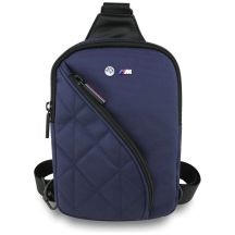 Torebka BMW Nylon Pocket & Metal Logo Crossbody na telefon - granatowa