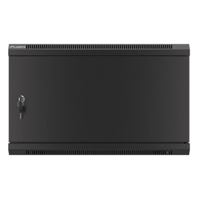 5. LANBERG SZAFA WISZĄCA RACK 19" 6U 600X600 DRZWI METALOWE CZARNA (FLAT PACK) WF01-6606-00B