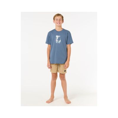 2. Koszulka RIP CURL Raw Energy Frame Tee - Boy granatowy