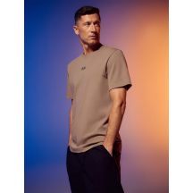 T-shirt regular gładki męski 4F | Robert Lewandowski RL9KSS26TTSHM3937-83S