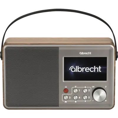 7. Albrecht DR 862 Przenośny Cyfrowy Szary, Drewno