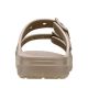 3. Klapki damskie Crocs Saturday Sandal beżowe 213586 214