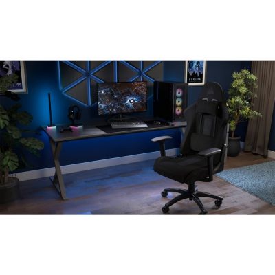 5. Corsair Gaming Tc100 Relaxed Leatherette Chair Black