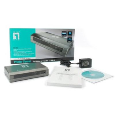 6. Serwer druku LevelOne 2xUSB 1xRównoległy