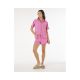 4. Koszulka damska RIP CURL Hotel Malibu Embroid Shirt różowa