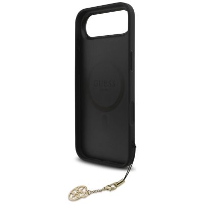 6. Etui Guess 4G Charms Collection MagSafe na iPhone Air - czarne