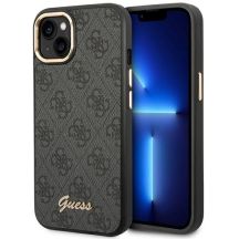 Etui Guess 4G Vintage Gold Logo na iPhone 14 Plus - czarne