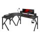 7. Biurko gamingowe Huzaro Hero 6.3 Black